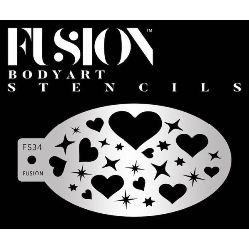 Fusion Stencils, Sweet Heart (FS34)